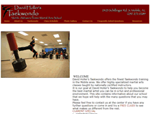 Tablet Screenshot of davidhollerstaekwondo.com